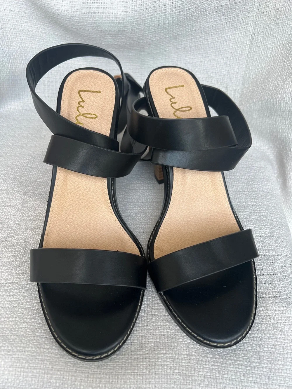 Lulus Black Strappy Block Heel Sandals with Wrap Ankle